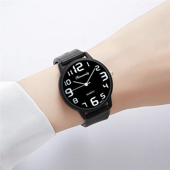 Дамски моден спортен силиконов часовник в цвят желе Обикновен нов модерен дамски кварцов часовник с цифрово лице