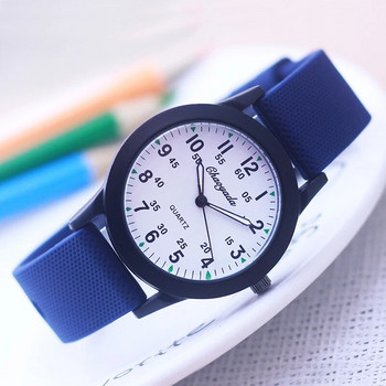 chaoyada модни дамски мъже момичета момчета спортни силиконова каишка кварцови часовници Прогимназисти подаръци часовници 6 цвята