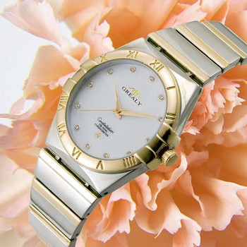 Нови луксозни дамски часовници Моден кварцов часовник Мъжки Най-продаван часовник Дамски циферблат със стоманена лента Ръчни часовници Часовник Relogio Feminino