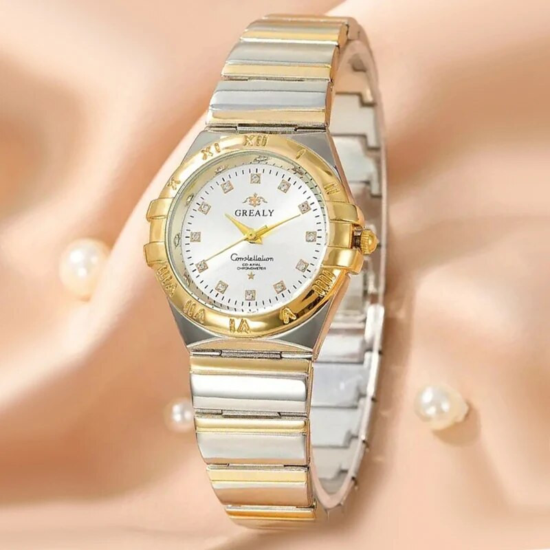 Novi luksuzni ženski satovi, modni kvarcni sat, muški najprodavaniji sat, ženski satovi s čeličnom trakom, ručni satovi, sat Relogio Feminino