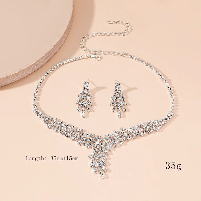 FYUAN geomeetrilised õõnsad kivist kaelakee kõrvarõngad naistele pika tutiga ehete komplektid pulmapidude aksessuaarid