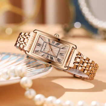 2023 Νέο πολυτελές γυναικείο ρολόι με λουράκι από ανοξείδωτο ατσάλι Casual fashion ρολόι χαλαζία Relojes Para Mujer γυναικείο ρολόι χειρός Dropshipping