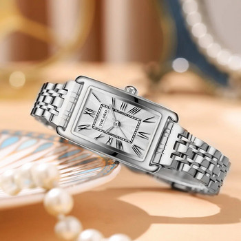 2023 Νέο πολυτελές γυναικείο ρολόι με λουράκι από ανοξείδωτο ατσάλι Casual fashion ρολόι χαλαζία Relojes Para Mujer γυναικείο ρολόι χειρός Dropshipping