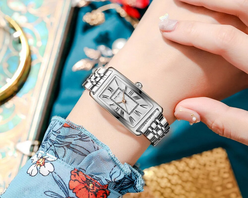 2023 m. naujas prabangus moteriškas laikrodis, nerūdijančio plieno dirželis, laisvalaikio mados kvarcinis laikrodis „Relojes Para Mujer“ moteriškas rankinis laikrodis „Dropshipping“