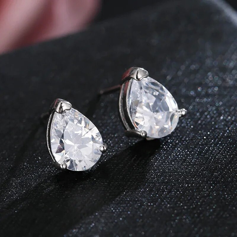 Luksuslik pisar tsirkooniumoksiidist kolmeosaline pulm pruudi mood kaelakee kõrvarõngad käevõru Naiste ehted tarvikud tasuta kohaletoimetamine