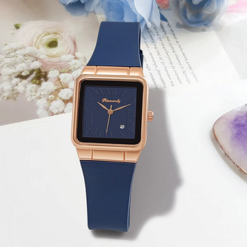 Ρολόι υψηλής ποιότητας Γυναικεία Μόδα Ρολόγια Τετράγωνο καντράν Γυναικεία ρολόγια χειρός Quartz Ρολόι Δώρο Reloj Mujer