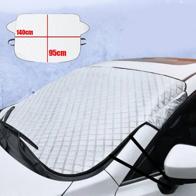 Auto lumekaitse Talvine auto esiklaasi kate tuuleklaas päikesevarjud universaalne auto lumevastane jääkaitse