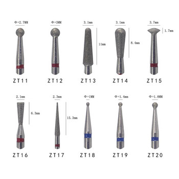 Diamond Nail Drill Drill, 3/32 Inch Bit Cuticle for Nail Drill, Drill Nails Εργαλεία αφαίρεσης μανικιούρ πεντικιούρ για ακρυλικό τζελ για νύχια