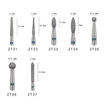 Diamond Nail Drill Drill, 3/32 Inch Bit Cuticle for Nail Drill, Drill Nails Εργαλεία αφαίρεσης μανικιούρ πεντικιούρ για ακρυλικό τζελ για νύχια