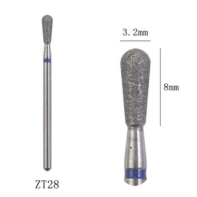 Deimantiniai nagų grąžtai, 3/32 colio odelių antgalis nagų gręžimui, nagų gręžimo antgalis, manikiūro pedikiūro valiklis akriliniams geliniams nagams