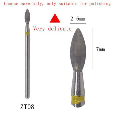 Deimantiniai nagų grąžtai, 3/32 colio odelių antgalis nagų gręžimui, nagų gręžimo antgalis, manikiūro pedikiūro valiklis akriliniams geliniams nagams