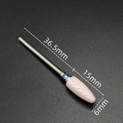 Keraminio karbido nagų grąžtas, sukamasis grąžtas, frezavimo nagų pjovimo antgalis, elektrinis gręžtuvas, skirtas manikiūro pedikiūro įrankiams