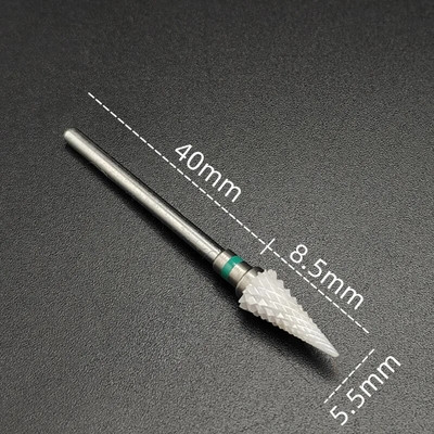 Keraminio karbido nagų grąžtas, sukamasis grąžtas, frezavimo nagų pjovimo antgalis, elektrinis gręžtuvas, skirtas manikiūro pedikiūro įrankiams