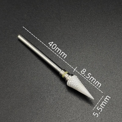 Keraminio karbido nagų grąžtas, sukamasis grąžtas, frezavimo nagų pjovimo antgalis, elektrinis gręžtuvas, skirtas manikiūro pedikiūro įrankiams