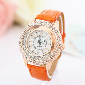 Идея за пясъчен часовник за 2023 г. Творчески дамски модни часовници с бял кварц и кристали Топ марка Луксозен ежедневен часовник Дамска рокля Ръчен часовник