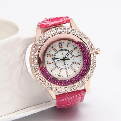 2023. aasta liivakellaidee, loominguline naiste mood, valge kvartskivist kellad, tippbrändi luksuslik vabaajakell, naiste kleit, käekell