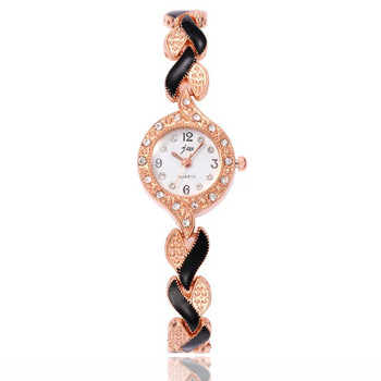 Νέα μόδα ρολόγια Rhinestone Γυναικεία ρολόγια πολυτελείας από ανοξείδωτο ατσάλι Ρολόγια γυναικεία φόρεμα χαλαζία Ρολόγια χειρός reloj mujer
