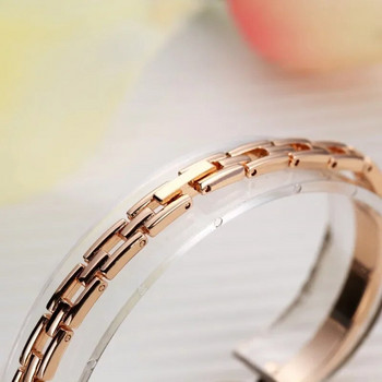 Луксозен часовник Дамска рокля Часовник с гривна Моден кристален кварцов ръчен часовник Класически златен дамски ежедневен часовник Lvpai Топ марка