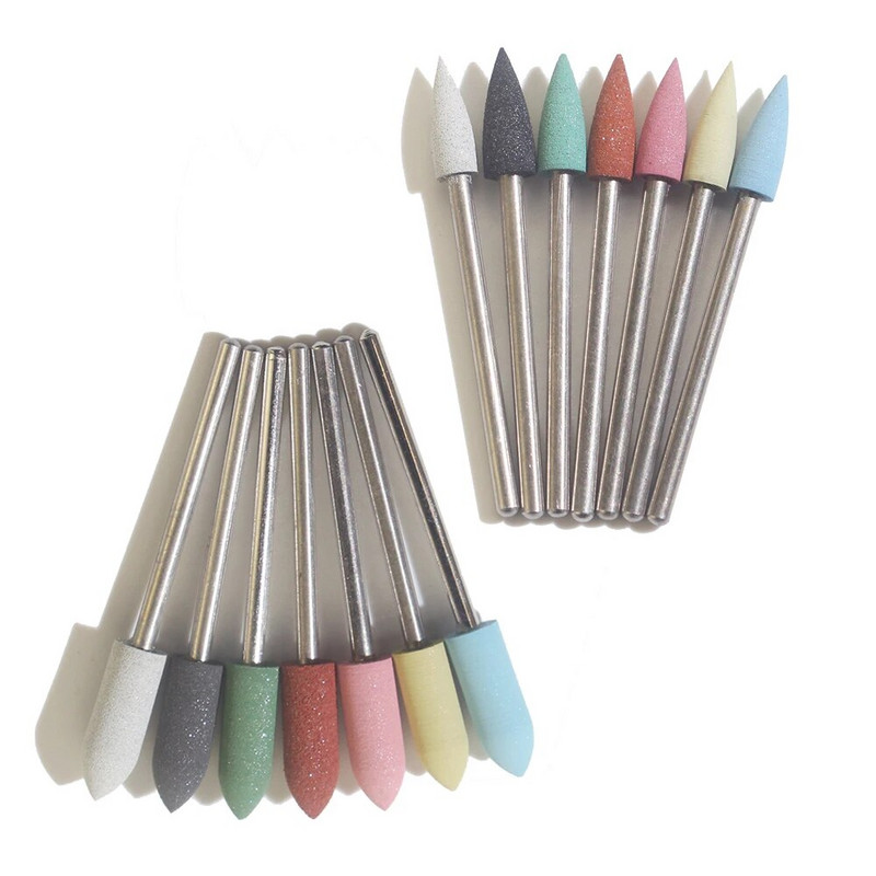 1vnt silikoninis nagų gręžtuvas frezavimo pjoviklis grąžtai dildės Nagų paviršiaus poliravimas elektrinei mašinai nagų šlifuokliui