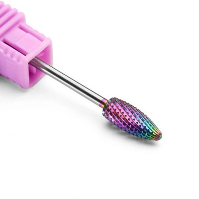 29 tipo nagų grąžtai, skirti elektriniam gręžtuvui, manikiūro aparatui, vaivorykštės volframo karbido keraminės frezavimo pjaustyklės nagų dildės