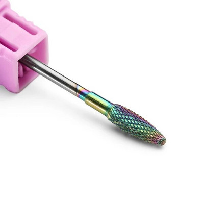 29 tipo nagų grąžtai, skirti elektriniam gręžtuvui, manikiūro aparatui, vaivorykštės volframo karbido keraminės frezavimo pjaustyklės nagų dildės