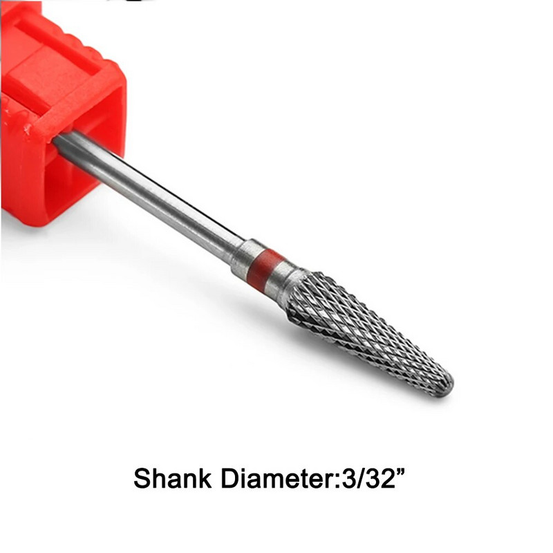 29 tipo nagų grąžtai, skirti elektriniam gręžtuvui, manikiūro aparatui, vaivorykštės volframo karbido keraminės frezavimo pjaustyklės nagų dildės