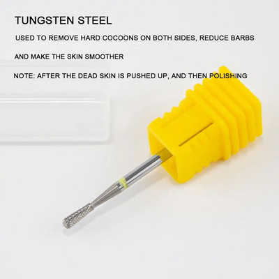 2023 UUS volframist terasest küünepuuride freeslõikur küünelaki liimi eemaldamiseks UV-geel-lakiga küünepuuride tarvik