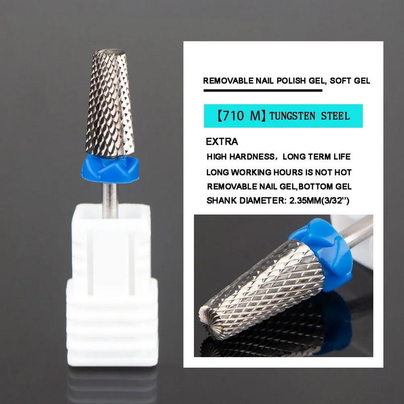 2023 UUS volframist terasest küünepuuride freeslõikur küünelaki liimi eemaldamiseks UV-geel-lakiga küünepuuride tarvik