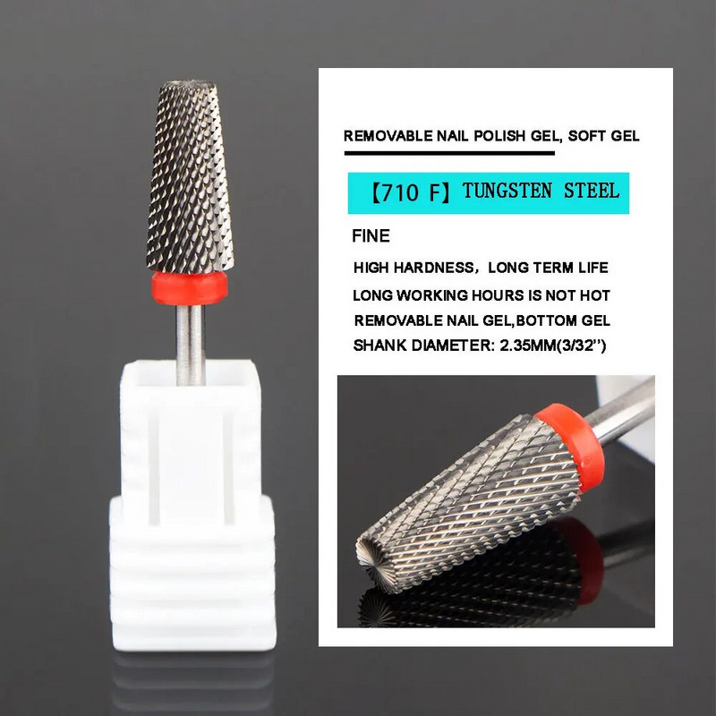 2023 UUS volframist terasest küünepuuride freeslõikur küünelaki liimi eemaldamiseks UV-geel-lakiga küünepuuride tarvik