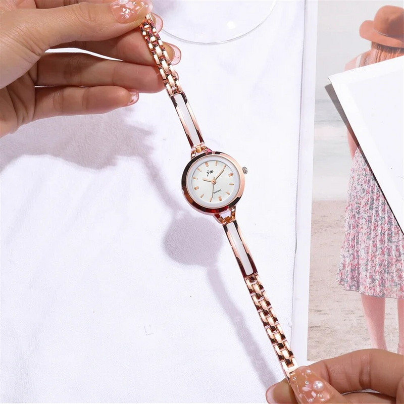 Mood Roostevabast terasest käevõrud kvartskellad naistele