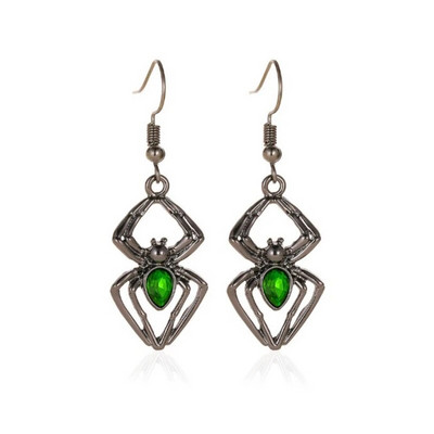 Vintage Spider Rings Kõrvarõngad Kaelakeed Naistele Crystal Animal Drop Dangle Kõrvarõnga Ripats Kaelakee Punk Party Ehted