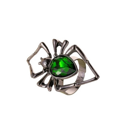 Vintage Spider Rings Kõrvarõngad Kaelakeed Naistele Crystal Animal Drop Dangle Kõrvarõnga Ripats Kaelakee Punk Party Ehted