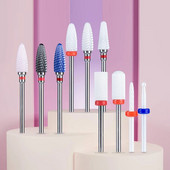 Κεραμικό φρέζα για τρυπάνια νυχιών μανικιούρ Feecy ηλεκτρικές μύτες λείανσης λίμας νυχιών Mill Cutter Burr Nail Art Αξεσουάρ