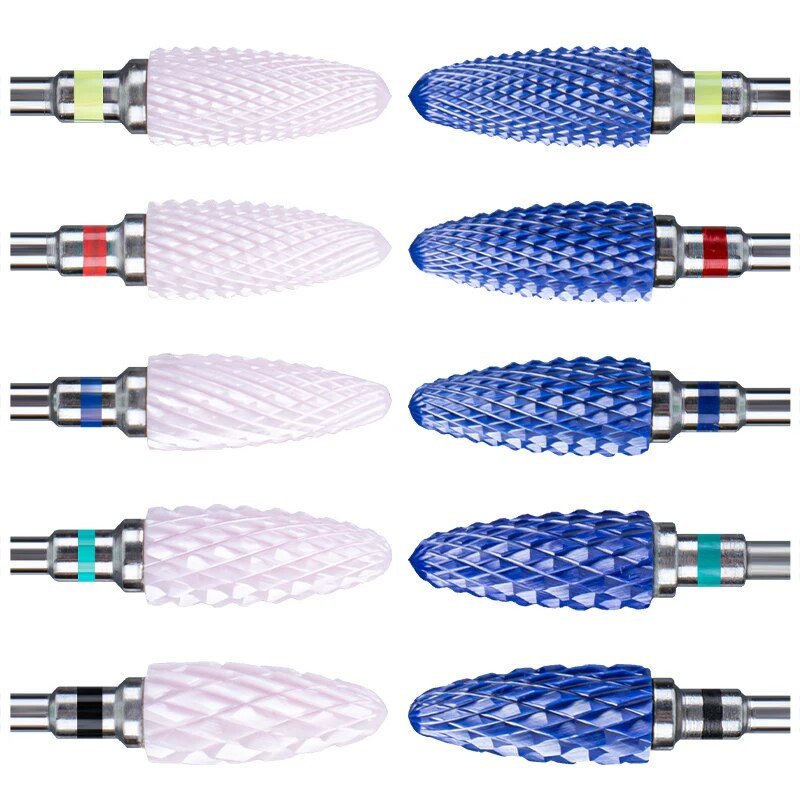 Κεραμικό φρέζα για τρυπάνια νυχιών μανικιούρ Feecy ηλεκτρικές μύτες λείανσης λίμας νυχιών Mill Cutter Burr Nail Art Αξεσουάρ