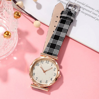 2023 ΝΕΑ Γυναικεία Ρολόγια Απλό Vintage Μικρό Δερμάτινο λουράκι Casual Sport Ρολόι Καρπού Φόρεμα Γυναικείο Ρολόι χειρός Reloj Mujer