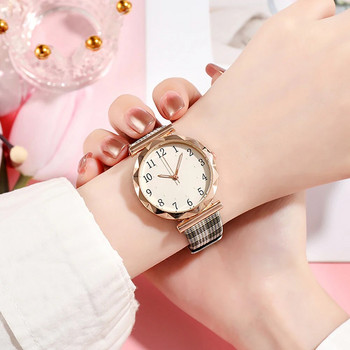 2023 НОВИ Дамски часовници Обикновена реколта Малка кожена каишка Ежедневни спортни рокли с ръчен часовник Женски ръчен часовник Reloj Mujer
