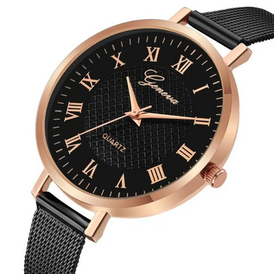 Sieviešu pulksteņi populārāko zīmolu luksusa retro modes ikdienišķs nerūsējošā tērauda kvarca analogais rokas pulkstenis sieviešu pulkstenis montre femme F65