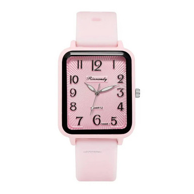 Mood Lady Hot Sales Kaubamärgid Kellad Vaba aeg Ristkülik Digitaalne Lihtne Naiste Kvartskell Spordi Silikoonist rihmaga naistekell