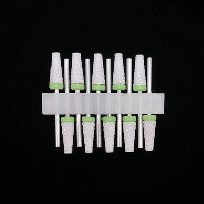 10 keraamilist puurit, freesid, pöörleva küünelaki lihvimismasina tarvikud, ülevoolu eemaldamise tööriista tarvikud