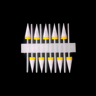 10 keraamilist puurit, freesid, pöörleva küünelaki lihvimismasina tarvikud, ülevoolu eemaldamise tööriista tarvikud