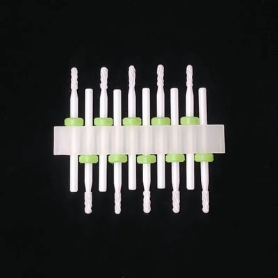 10 keraamilist puurit, freesid, pöörleva küünelaki lihvimismasina tarvikud, ülevoolu eemaldamise tööriista tarvikud