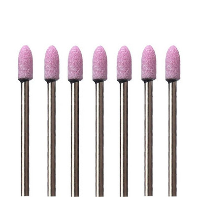 7pc/set Glodalo Svrdla za nokte Korund Rotacijski stroj za manikuru za manikuru noktiju Pribor Alati