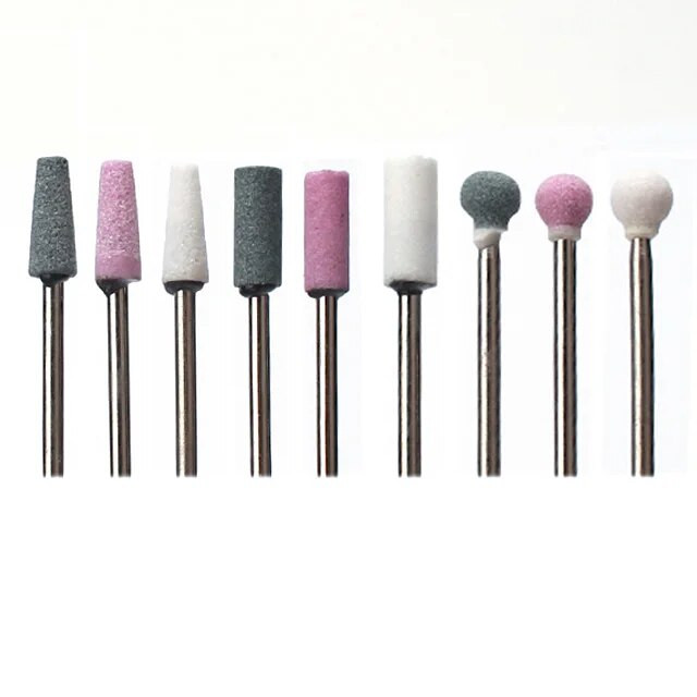 7pc/set Glodalo Svrdla za nokte Korund Rotacijski stroj za manikuru za manikuru noktiju Pribor Alati