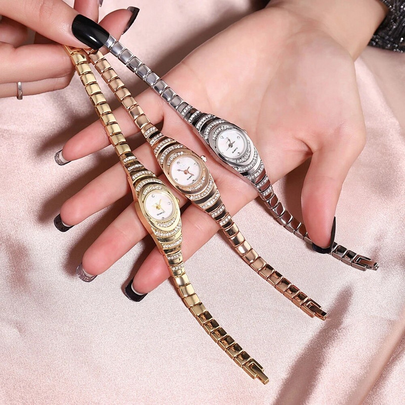 Γυναικείο ρολόι Γυναικείο ρολόι πολυτελείας μόδας Γυναικείο ρολόι επώνυμα Γυναικείο ρολόι χειρός χαλαζία Classic Silver Simple Femme Steel Band relogio feminino