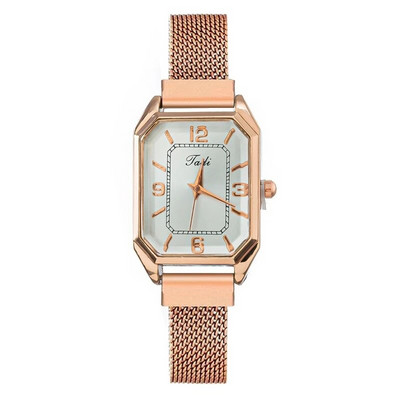 Uus mood roostevabast terasest naiste käekellad Luksuslikud naiste käekellad Relogio Feminino kvartskellad Kingitused Kell Kell ristkülikukujuline