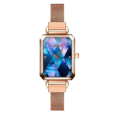 Uus mood roostevabast terasest naiste käekellad Luksuslikud naiste käekellad Relogio Feminino kvartskellad Kingitused Kell Kell ristkülikukujuline