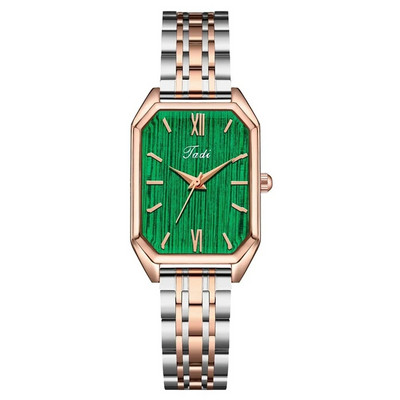 Uus mood roostevabast terasest naiste käekellad Luksuslikud naiste käekellad Relogio Feminino kvartskellad Kingitused Kell Kell ristkülikukujuline