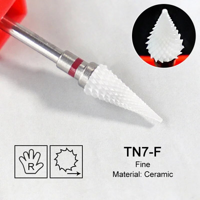 Keraminis frezavimo pjaustytuvas Liepsnos karbido nagų grąžtai rožinės spalvos gelio nuėmiklis Elektriniai grąžtai Poliravimas Nulupimas Nagų dailės įrankiai