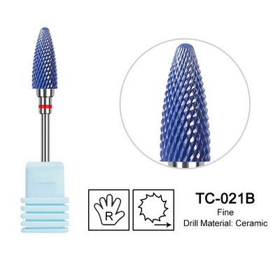 Keraminis frezavimo pjaustytuvas Liepsnos karbido nagų grąžtai rožinės spalvos gelio nuėmiklis Elektriniai grąžtai Poliravimas Nulupimas Nagų dailės įrankiai