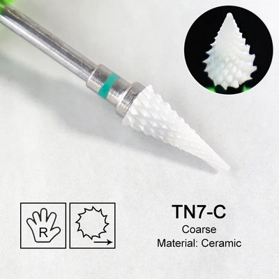 Keraminis frezavimo pjaustytuvas Liepsnos karbido nagų grąžtai rožinės spalvos gelio nuėmiklis Elektriniai grąžtai Poliravimas Nulupimas Nagų dailės įrankiai